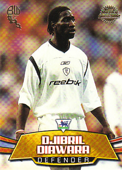 Djibril Diawara Bolton Wanderers 2002 Topps Premier Gold #BW4